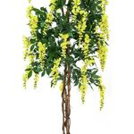 EUROPALMS Goldregenbaum, Kunstpflanze, gelb, 180cm