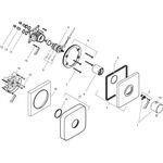 Thermostat AXOR CITTERIO M Unterputz 59 l/min Highflow chrom