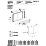 Keuco Spiegelschrank ROYAL MODULAR 2.0 Breite 600mm Höhe 900mm Tiefe 120mm