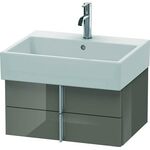 Duravit Waschtischunterbau VERO AIR 298x584x431mm flannel grey hochglanz