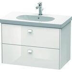 Duravit Waschtischunterbau BRIOSO Griffe Frontfarbe 563x820x469mm we hgl