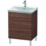 Duravit Waschtischunterbau L-CUBE 620x481x709mm nussbaum dunkel