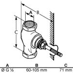 Kludi Unterputzventil Baus. 1 - Vormontage DN 15 G-anschl G 1/