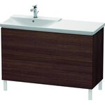 Duravit Waschtischunterbau L-CUBE 1220x481x709mm kastanie dunkel