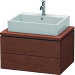 Duravit Konsolenunterschrank L-CUBE 400x720x547mm amerikanisch nussbaum