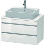 Duravit Konsolenunterschrank DURASTYLE 512x800x478mm eiche natur / weiß matt