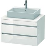 Duravit Konsolenunterschrank DURASTYLE 512x800x548mm eiche natur / weiß matt