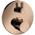 Thermostat AXOR UNO2 UP mit Abstellventil polished red gold