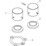 2-Loch-Wannenrandarmatur AXOR STARCK DN 15 m Thermostat stainless steel optic