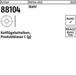 Kotflügelscheibe R 88104 8,4x30x1,5 Stahl 200 Stück - VPE: 200