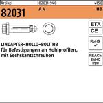 Hohlraumdübel R 82031 6-ktschraube HB 20-2 (120/60) A 4 1 Stück LINDAPTER