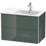 Duravit Waschtischunterbau XSQUARE 810x560x478mm 2 Schubk we ma ES Ah mitte