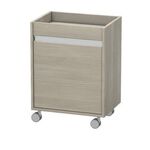 Duravit Rollcontainer KETHO 360x500x670mm Ans links graphit matt