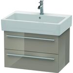 Duravit Waschtischunterbau X-LARGE 443x650x448mm cappucino hochglanz