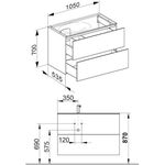 Keuco WTU EDITION 11 PLANNING 1050x700x535mm Kumme li we sdm