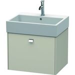 Duravit Waschtischunterbau BRIOSO Griff chrom 442x584x459mm taupe matt