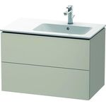 Duravit Waschtischunterbau L-CUBE 550x820x481mm, Becken rechts taupe