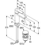 Kludi Waschtisch-Einhandmischer ZENTA SL DN 15 chr