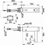 Keuco Elektro-WT-Mischer 130 IXMO Batterie vc