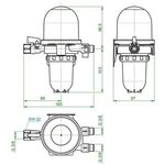 OV Heizölfilter/Entlüfter Toc-Duo-3 3/8Zoll IGx3/8Zoll AG Siku 25-40 my