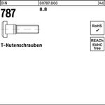 T-Nutenschraube DIN 787 20 M20x 125 8.8 5 Stück - VPE: 5