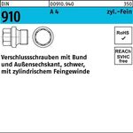 Verschlußschraube DIN 910 Bund/Außen-6-kt M12x 1,5 A 4 10 Stück - VPE: 10