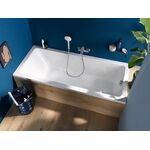 Badewanne Duravit No.1 1 Rückenschrägen weiß 1500x700mm