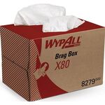 Wischtuch WypAll® X80 8279 L424xB282ca.mm weiß 1-lagig Box WYPALL