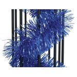 EUROPALMS Metallic-Girlande, blau, 12,5x270cm