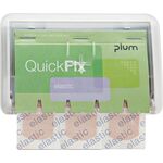 Pflasterspender QuickFix® UNO B130xH85xT35ca.mm transp.PLUM