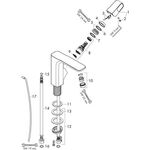 EH-WT-MI 130 AXOR URQUIOLA DN 15 m ZAG 1 1/4Zoll chrom