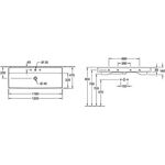 V&B Schrankwaschtisch COLLARO 1200x470mm o ÜL für 3-Loch Armatur we