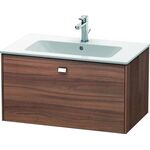 Duravit Waschtischunterbau BRIOSO Griff chrom 442x820x479mm nussbaum natur