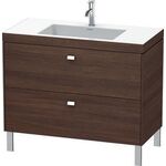 Duravit Waschtischunterbau BRIOSO 701x1000x480mm m WT Vero Air Gri chr 3 H