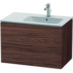 Duravit Waschtischunterbau L-CUBE 550x820x481mm Be rechts nussbaum dunkel