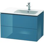 Duravit Waschtischunterbau L-CUBE 550x820x481mm Be re stone blue hochglanz