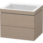 Duravit Waschtischunterbau L-CUBE m WT Vero Air 500x600x480mm o HL leinen