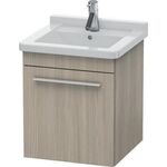 Duravit Waschtischunterbau X-LARGE 443x440x510mm Ans links betongrau matt