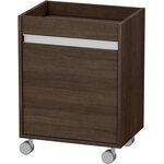 Duravit Rollcontainer KETHO 360x500x670mm Ans links kastanie dunkel