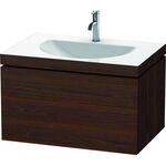 Duravit Möbelwaschtisch DARLING NEW 800x540mm o ÜL 1 HL nussbaum gebürstet