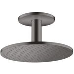 Kopfbrause 300 2jet AXOR Deckenmontage brushed black chrome