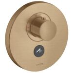 Thermostat SHOWERSELECT ROUND AXOR Highflow UP f 1 Verbr u 1 Ab bru bronze