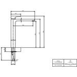 V&B Einhand-Waschtischbatterie LIBERTY rd erhöht o AG 43x233x309mm chrom