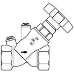 OV KFR-Ventil Aquastrom IG/IG PN 16 o Entleerung DN 20 Rp 3/4ZollxRp 3/4Zoll