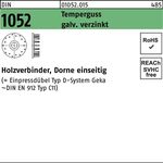 Holzverbinder DIN 1052 einseitig 65x17xM16 Temperguss galv.verz. 50St. - VPE: 50