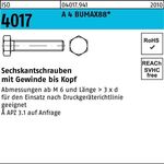 Sechskantschraube ISO 4017 VG M20x 50 A 4 BUMAX88 10 Stück BUFAB - VPE: 10