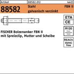 Bolzenanker R 88582 FBN II 12/20 Stahl galv.verz. 20 Stück FISCHER - VPE: 20