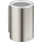 Zahnputzbecher Axor Universal Circular stainless steel optic