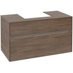 V&B Waschtischunterschrank COLLARO 100x54,8x50cm WT mttg m LED-B. Ar Oak