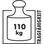 Bürodrehstuhl Mesh Armlehnen,verstellb.schwarz 410-520mm m.Synchront.Trgf.110kg